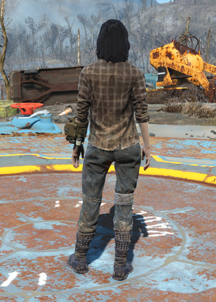FileFlannel Shirt and Jeans, Back View (Female).png Independent